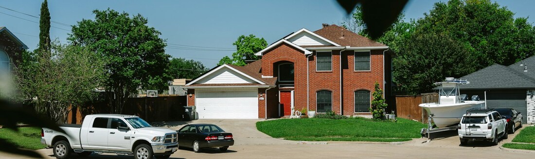 An ordinary suburban home on a sunny day